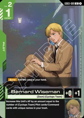Bernard Wiseman card image