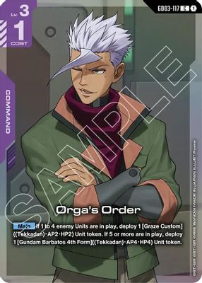 Orga's Order card image
