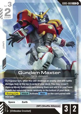 Gundam Maxter card image
