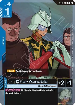 Char Aznable card image