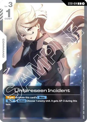 Unforeseen Incident