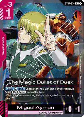 The Magic Bullet of Dusk