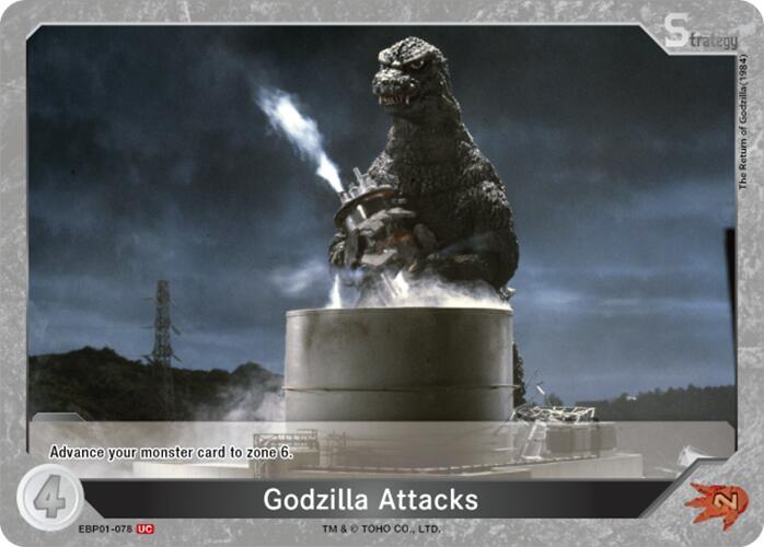 Godzilla Attacks card image