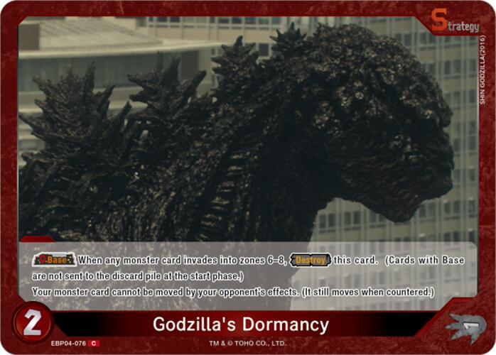 Godzilla's Dormancy card image