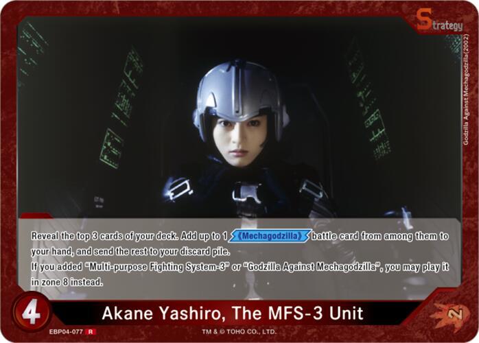 Akane Yashiro, The MFS-3 Unit card image