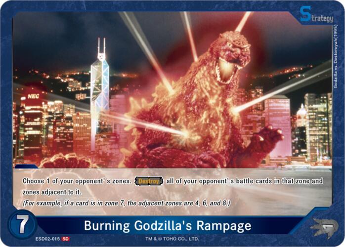 Burning Godzilla's Rampage