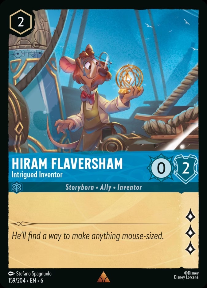 Hiram Flaversham - Intrigued Inventor