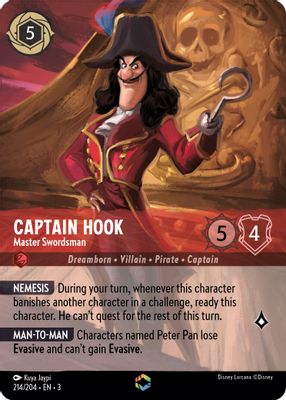 Captain Hook - Master Swordsman (Enchanted)