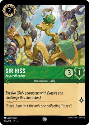 Sir Hiss - Aggravating Asp