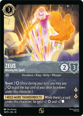 Zeus - Missing His Spark