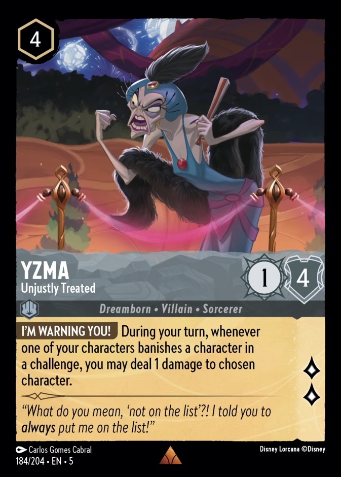Yzma - Unjustly Treated