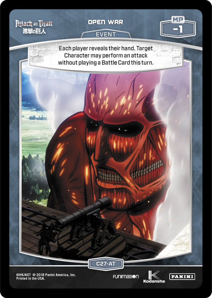 Open War card image