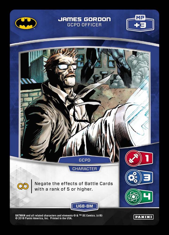 James Gordon - GCPD Officer card image