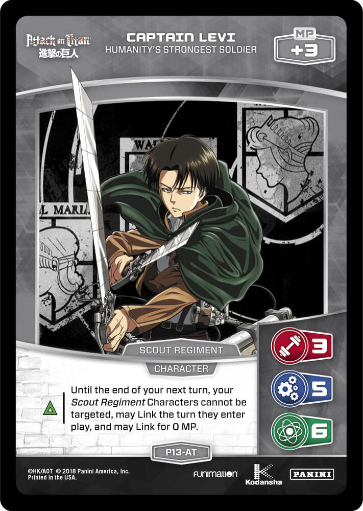 Captain Levi - Humanity's Strongest Soldier card image