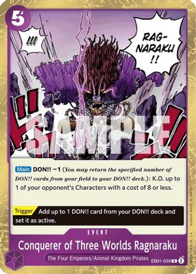 Conquerer of Three Worlds Ragnaraku card image