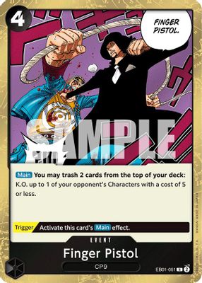 Finger Pistol card image