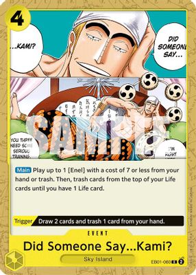 Did Someone Say Kami? card image