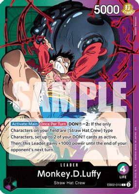 Monkey D. Luffy card image