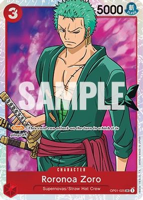 Roronoa Zoro card image