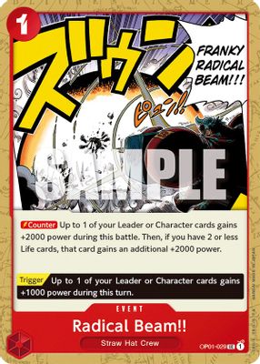 Radical Beam!! card image