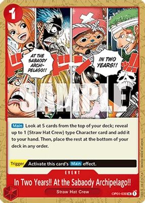 In Two Years!! At the Sabaody Archipelago!! card image