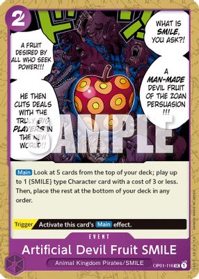 Artificial Devil Fruit SMILE card image