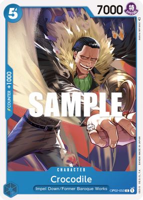 Crocodile card image