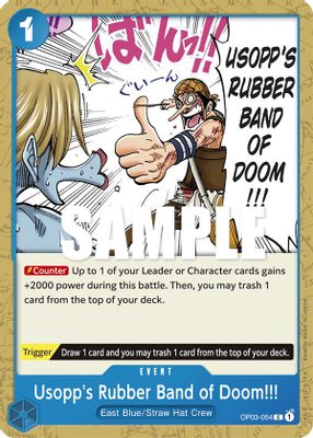 Usopp's Rubber Band of Doom!!! card image