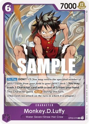 Monkey D. Luffy card image