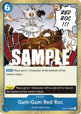 Gum-Gum Red Roc card image