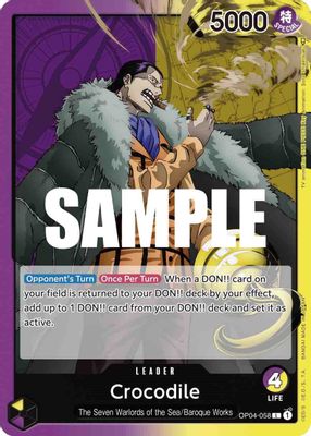 Crocodile card image