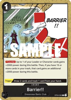 Barrier!! card image