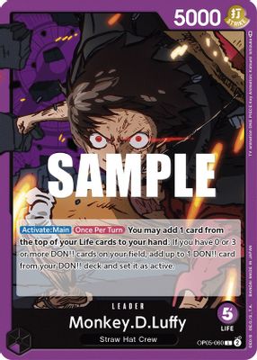 Monkey D. Luffy card image