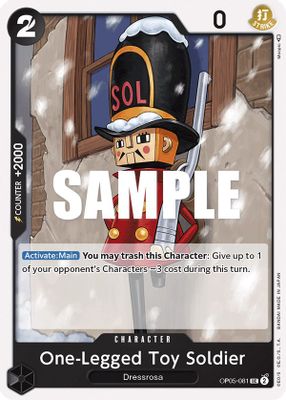 One-Legged Toy Soldier card image