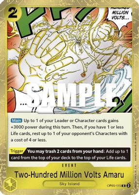 Two-Hundred Million Volts Amaru card image