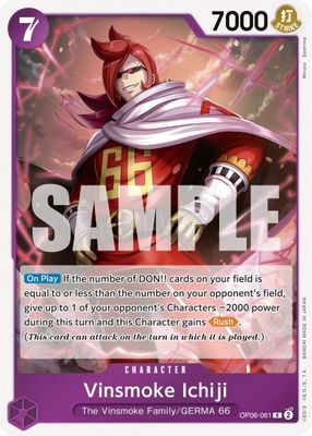Vinsmoke Ichiji card image