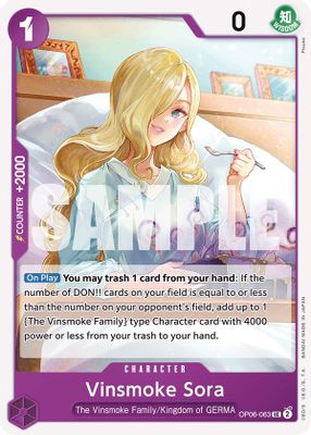 Vinsmoke Sora card image