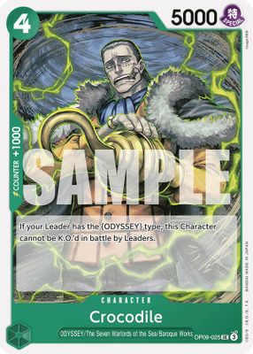 Crocodile card image