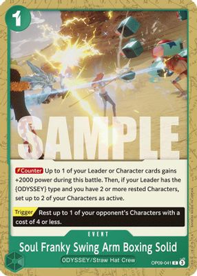 Soul Franky Swing Arm Boxing Solid card image