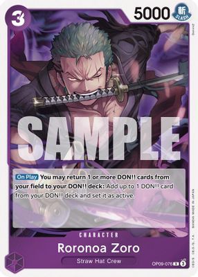 Roronoa Zoro card image