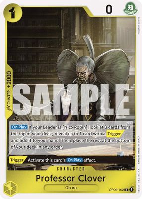 Professor Clover card image