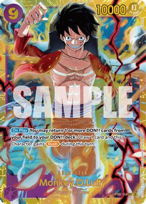 Monkey D. Luffy card image