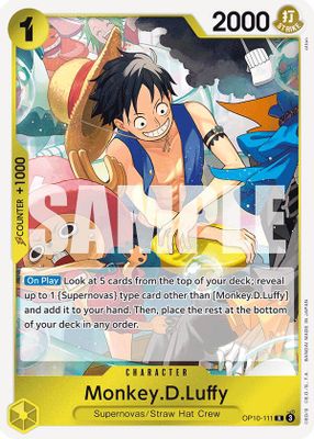 Monkey D. Luffy card image