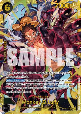 Monkey D. Luffy card image