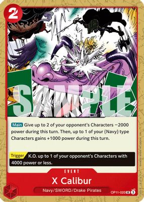 X. Calibur card image