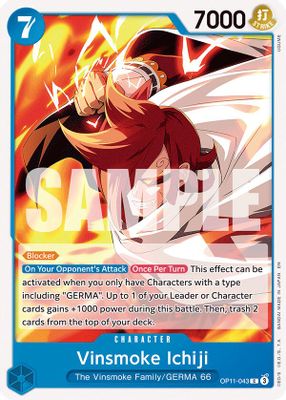 Vinsmoke Ichiji card image