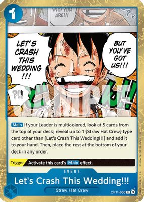 Let's Crash This Wedding!!! card image