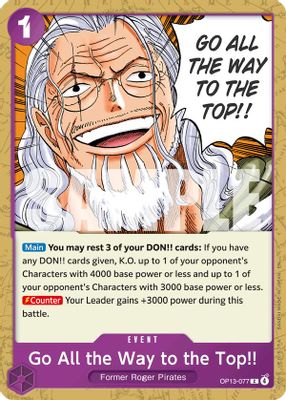 Go All the Way to the Top!! card image