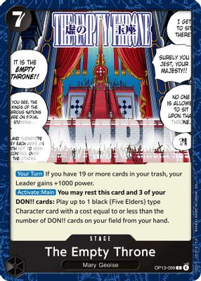 The Empty Throne card image