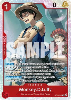 Monkey D. Luffy card image